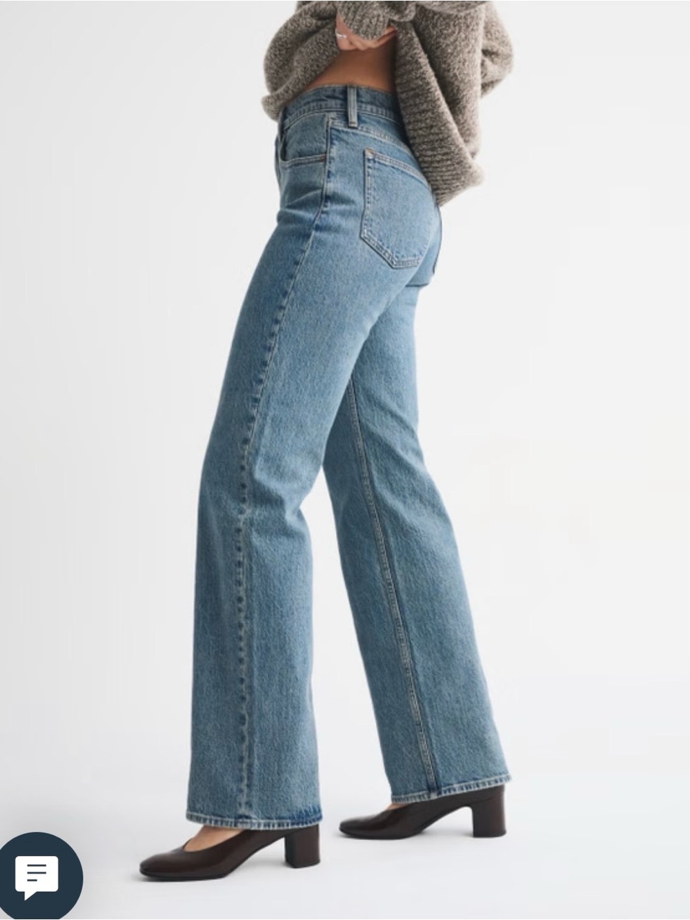 Abercrombie & Fitch 90s Relaxed High Rise Jean Size 16 - Picture 2 of 6